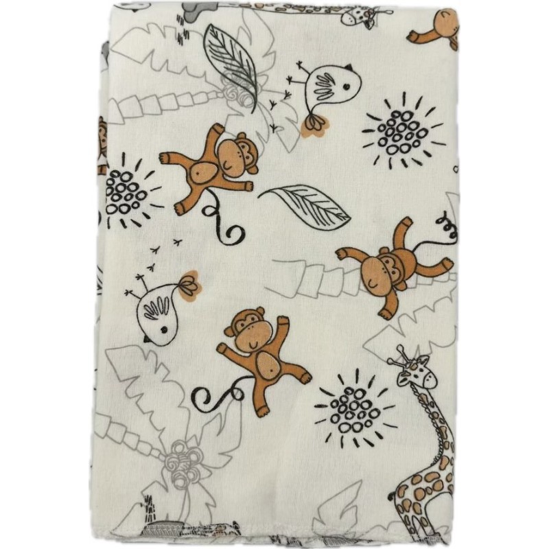 Детская фланелевая пеленка Sofi 80 х 100 см. "Зверята " 22086