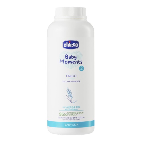 Присыпка-тальк защитная детская 0+ Chicco Baby Moments 150гр