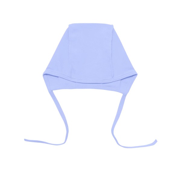 Шапочка-чепчик для малыша 36-38 см цвет: небесно-голубой 1529-12