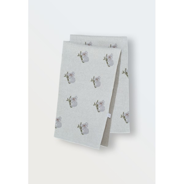 Плед вязаный Simple 90*90 см Коалы 8060-240