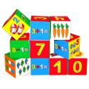 Мягкая развивающая игрушка " Кубики. Умная математика" В 177