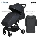 Коляска прогулочная Pituso Pera суперлегкая цвет: graphite X-33/Graphite