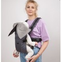 Рюкзак-кенгуру для переноски малыша от 0 месяцев + «BabyActive Vikont » цвет: графит BAV01-006