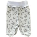 Ползунки для малыша 50 см Newborn принт: пятнышки серые Т-132