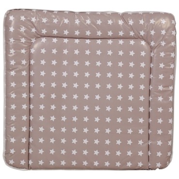 Матрас для пеленания 77х72 см Polini kids Звезды цвет: макиато-белый 0002299-26