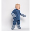 Теплые пинетки Snowball 6-12 месяцев цвет: серо-голубой 178-133 Теплые пинетки Snowball 6-12 месяцев цвет: серо-голубой 178-133