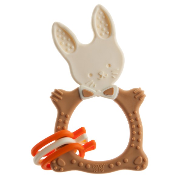 Универсальный прорезыватель BUNNY TEETHER цвет: шоколадный Универсальный прорезыватель BUNNY TEETHER цвет: шоколадный