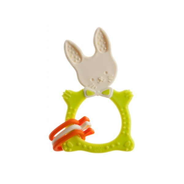 Универсальный прорезыватель BUNNY TEETHER цвет: зеленый Универсальный прорезыватель BUNNY TEETHER цвет: зеленый