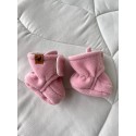 Пинетки из флиса Cute 3-8 месяцев цвет: пудра 2200-01