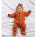 Пинетки из флиса Cute 0-3 месяца цвет: светлый кирпичный 2200-171