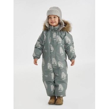 Зимний комбинезон Leokid Hero 2024 86-92 см цвет: martin green 481227