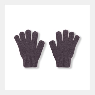 Перчатки детские вязаные М (2-4 года) цвет: графит 3590-53