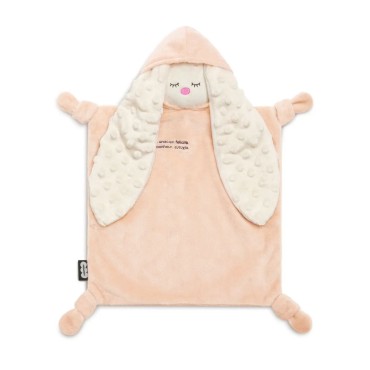 Игрушка мягконабивная комфортер-платочек Зайка бежевый 940