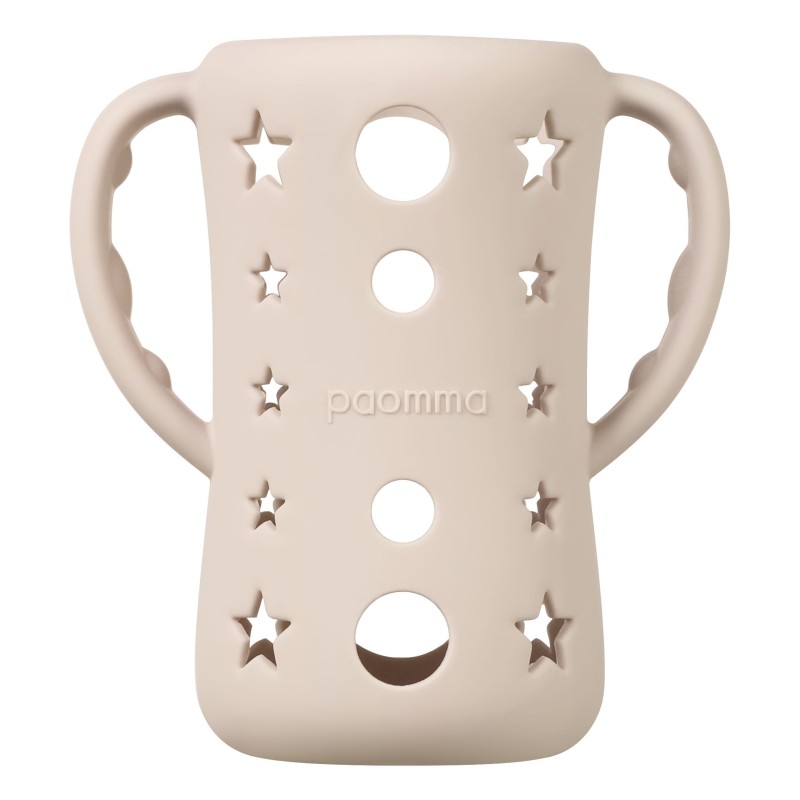 Силиконовый чехол для бутылочки Paomma 240 мл цвет: Almond milk PSC118