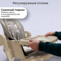 Стульчик-качели для кормления 2 в 1 Bubago Pablo цвет: бежевый BG 139-2