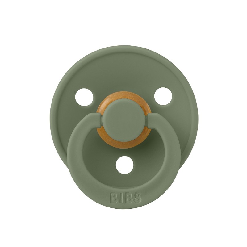 Cоска-пустышка BIBS Colour Latex 6-18 месяцев цвет: pine 200315