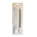 Набор держателей для пустышки 2 шт Paomma цвет: Light grey / Sage PCL10715