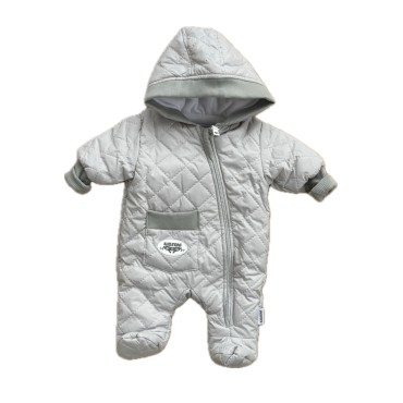 Комбинезон стеганный " Тоторо" 68 см цвет: светло-серый 220-093-201-002
