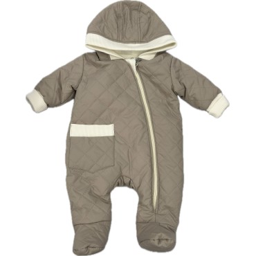 Комбинезон стеганный " Тоторо" 68 см цвет: коричневый 220-093-202-010