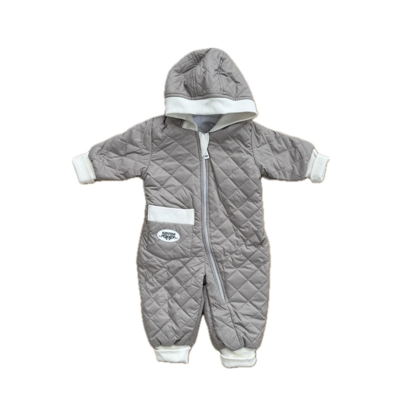 Комбинезон стеганный " Тоторо" 74 см цвет: коричневый 220-093-203-010