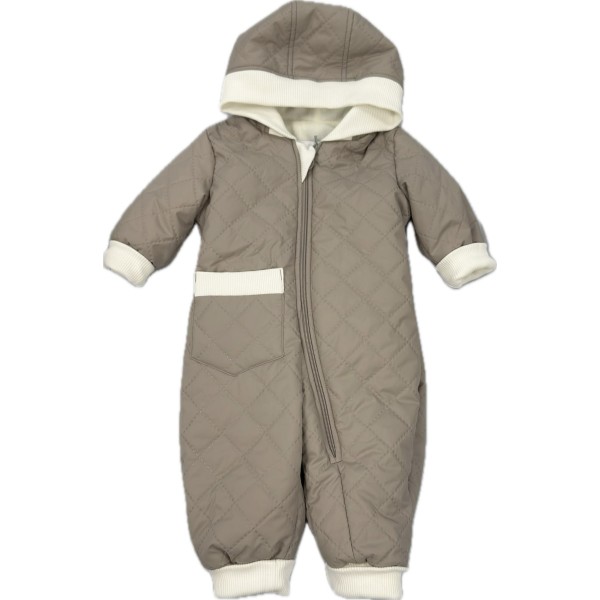 Комбинезон стеганный " Тоторо" 74 см цвет: коричневый 220-093-203-010