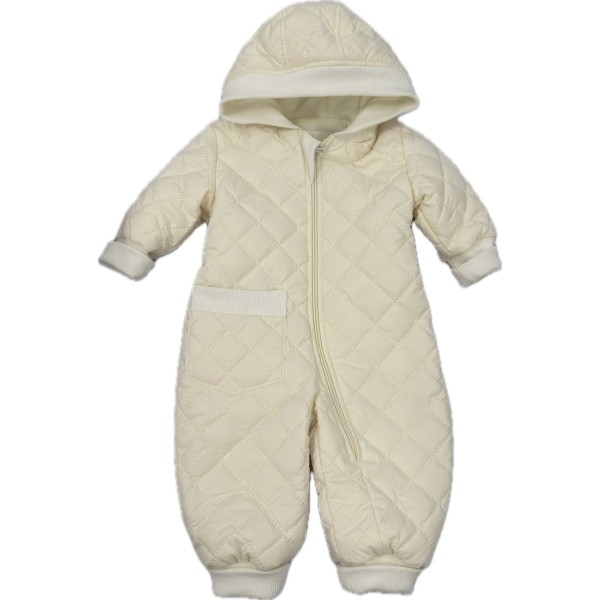 Комбинезон стеганный " Тоторо" 74 см цвет: молочный 220-093-203-04