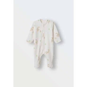 Слип на молнии 68 см цвет: гуси 1400-234