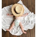Эко-подгузники Offspring S 3-6 кг 48 шт цвет: листочки