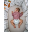 Эко-подгузники Offspring S 3-6 кг 48 шт цвет: листочки