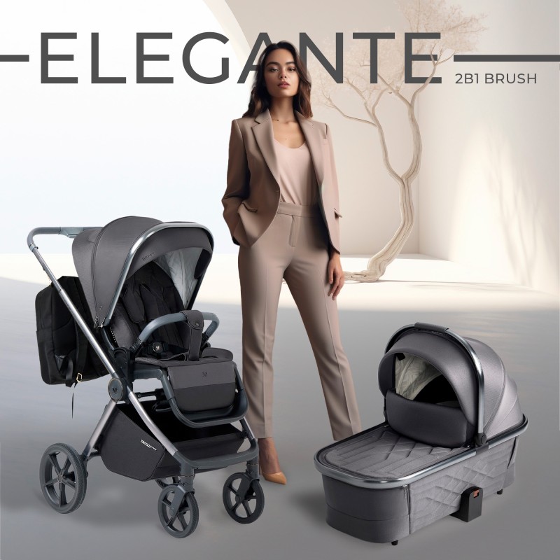 Коляска детская 2в1 Sweet Baby Elegante BRD цвет: Grey
