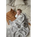Вязаный детский плед Animal Sheeps 80*120 цвет: серый W164-029-80/120