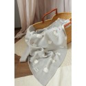 Вязаный детский плед Animal Sheeps 80*120 цвет: серый W164-029-80/120