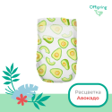 Эко-подгузники Offspring Newborn 2-4 кг 26 шт цвет: авокадо