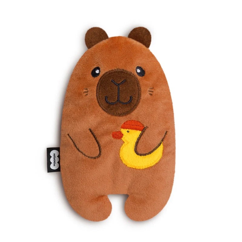 Игрушка-грелка с вишневыми косточками 3 в 1 " Мякиши" Капибара с уточкой 934 Игрушка-грелка с вишневыми косточками 3 в 1 " Мякиши" Капибара с уточкой 934