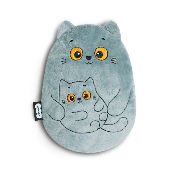 Игрушка-грелка с вишневыми косточками 3 в 1 "Мякиши" Кошка с котенком 917