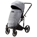 Коляска детская 2 в 1 Adamex Zico New Tip ткань цвет: серый TK-60