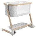 Люлька-колыбель приставная Carrello Salsa цвет: Velora Grey CRL-16507