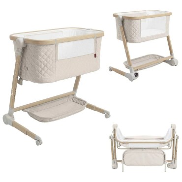 Люлька-колыбель приставная Carrello Salsa цвет: Cremio Beige CRL-16507 Люлька-колыбель приставная Carrello Salsa цвет: Cremio Beige CRL-16507
