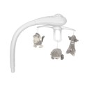 Электроколыбель 3 в 1 с качанием + мобиль с ночником Carrello Bloom цвет: Cream Beige CRL-10304