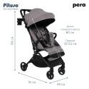 Коляска детская прогулочная Pituso Pera суперлегкая цвет: devine cocoa Коляска детская прогулочная Pituso Pera суперлегкая цвет: devine cocoa