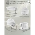 Акция! Колыбель-трансформер 4 в 1 Sweet Baby Melodia цвет: white Акция! Колыбель-трансформер 4 в 1 Sweet Baby Melodia цвет: white