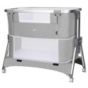 Кроватка-люлька приставная + манеж Carrello Aria 3в1 цвет: Silver Grey CRL-16401