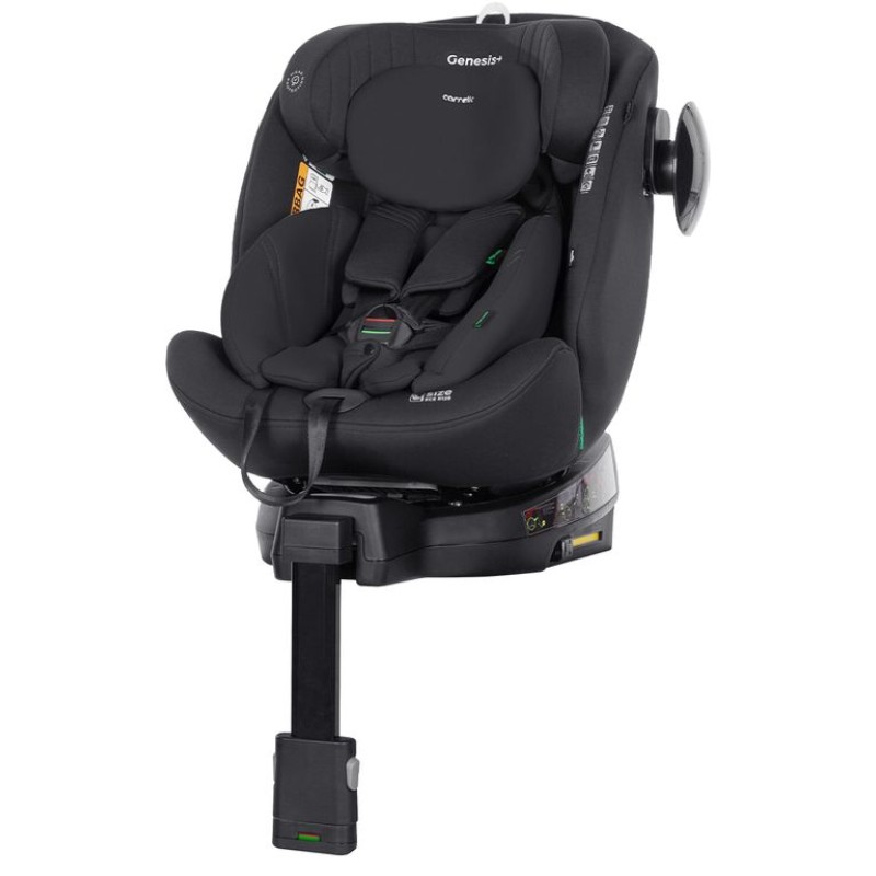 Автокресло детское 0-36 кг с Isofix Carrello Genesis + цвет: Absolute Black ST-7