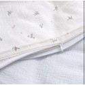 Комплект постельного белья для детей Perina MUSLIN Птички/Голубая пастель, артикул: КПБ3-М.1.23х2.9, 3 предмета (пододеяльник: 140х100см; простыня: 12