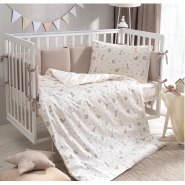 Комплект постельного белья Perina Fancy Zoo, артикул: F3-02.0, 3 предмета, пакет ПВХ