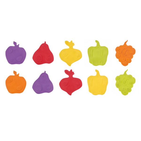 Антискользящие мини-коврики для ванны "FRESH MIX" 10 шт RBM-10-FM Антискользящие мини-коврики для ванны "FRESH MIX" 10 шт RBM-10-FM