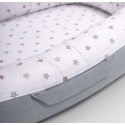 Кокон-гнездышко-колыбель для малыша Perina Soft Cotton цвет: голубой ГН-02.10