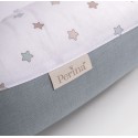 Кокон-гнездышко-колыбель для малыша Perina Soft Cotton цвет: голубой ГН-02.10