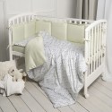 Комплект постельного белья Perina Lovely Dream Dino, артикул: ЛД3-02.2, 3 предмета, пакет ПВХ