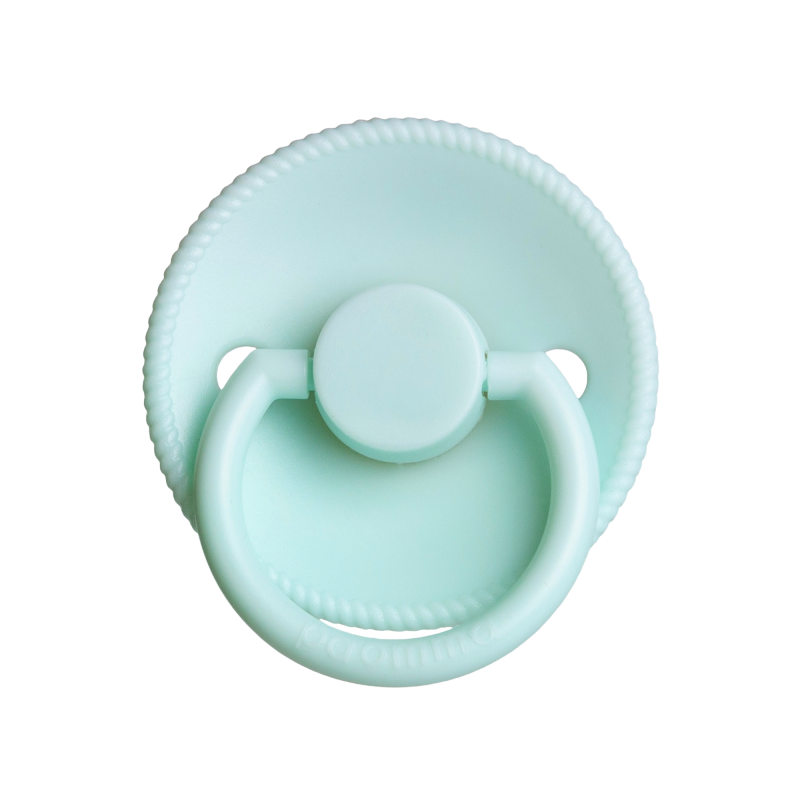 Пустышка Paomma с соской из натурального латекса (S) 0-6 месяцев цвет: milk mint
